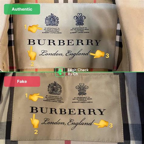 étiquette burberry original|Burberry brit identification.